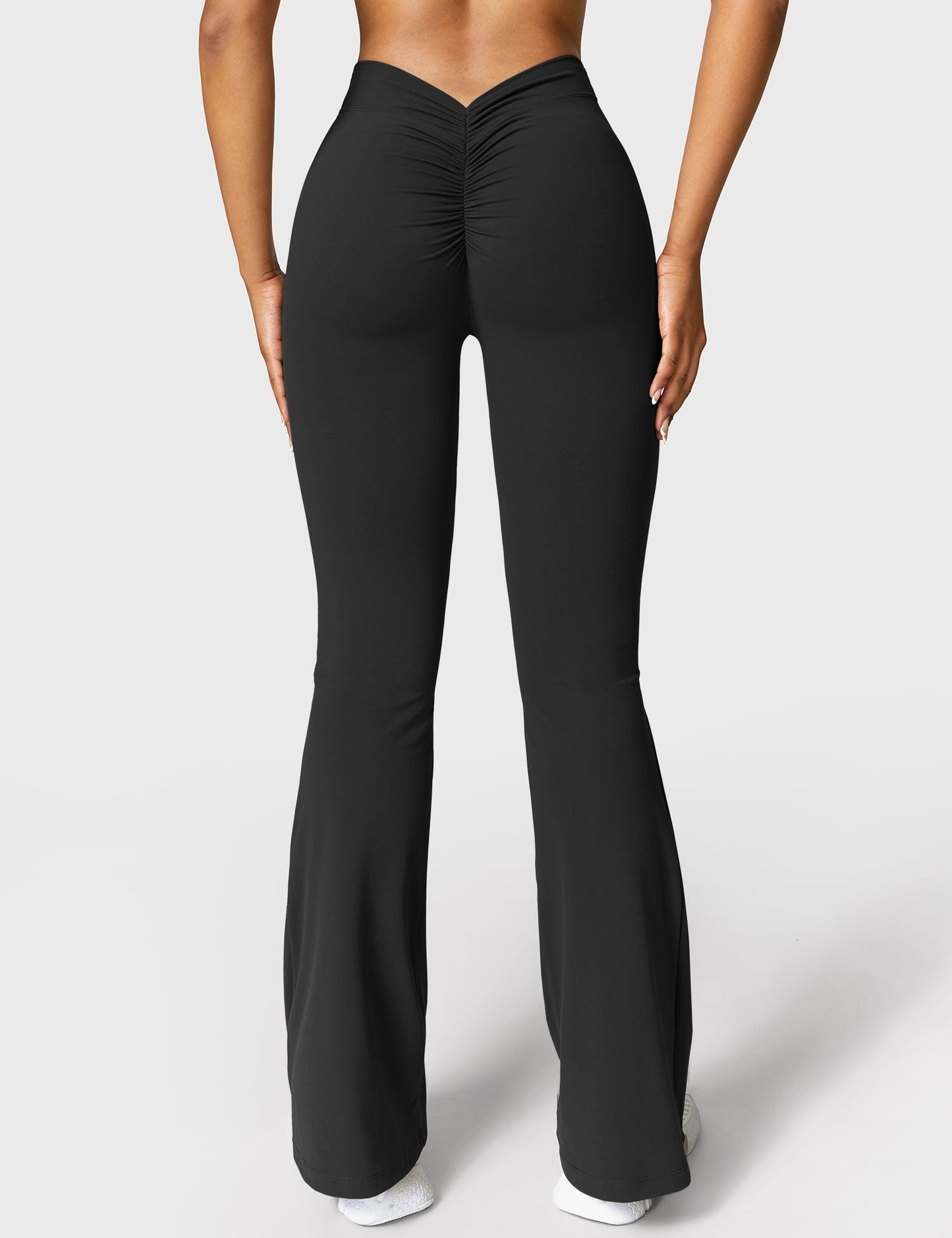 V-back Flared Leggings