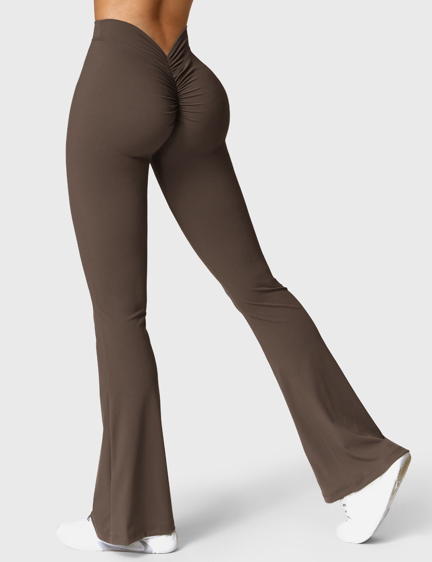 V-back Flared Leggings
