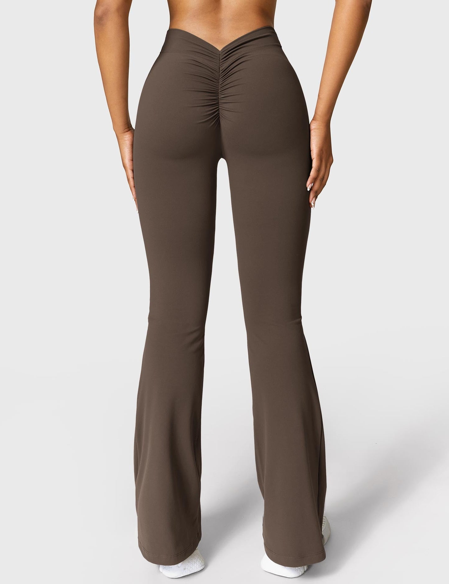 V-back Flared Leggings