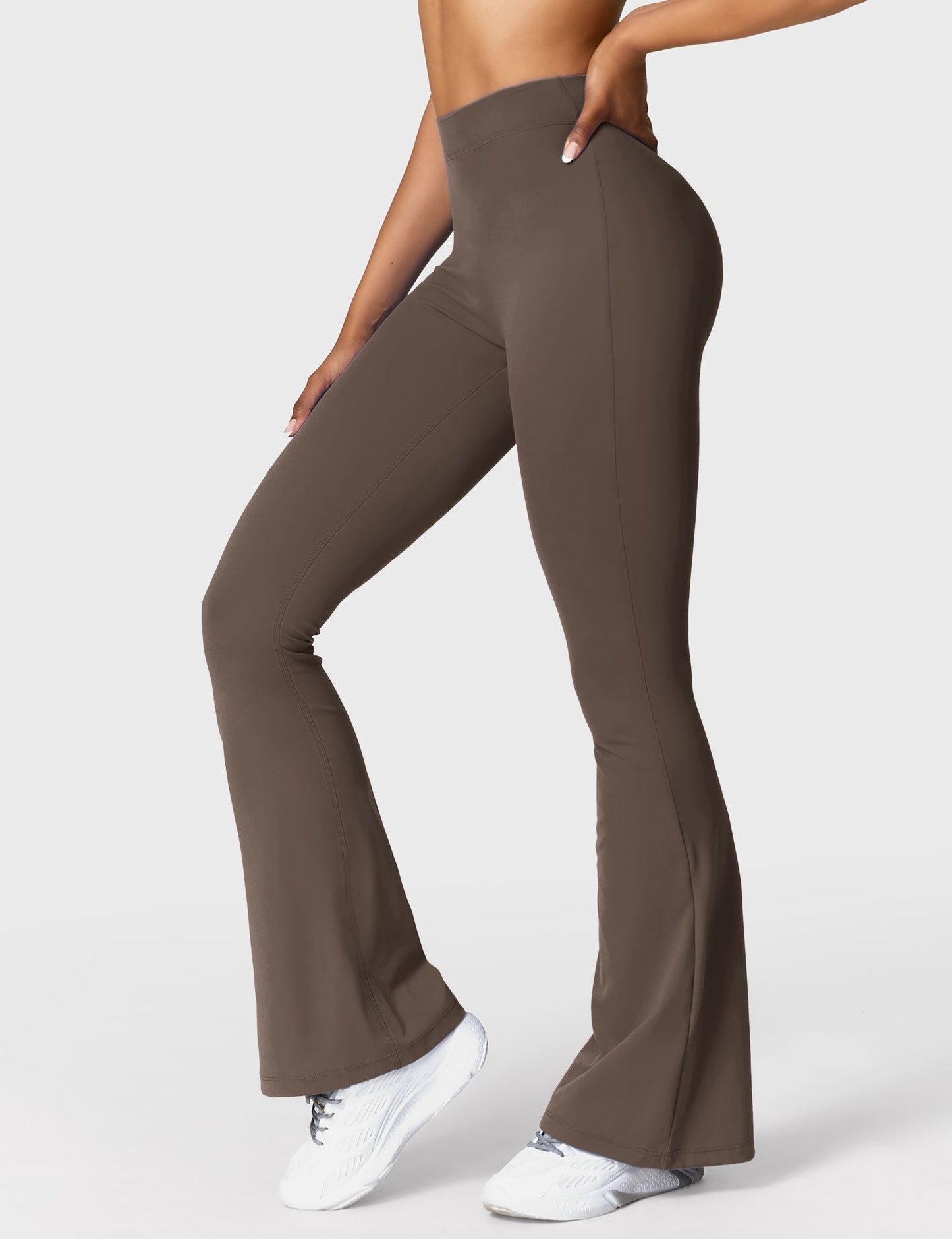 V-back Flared Leggings